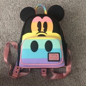 Loungefly Disney Mickey Mouse Pastel Rainbow Set
